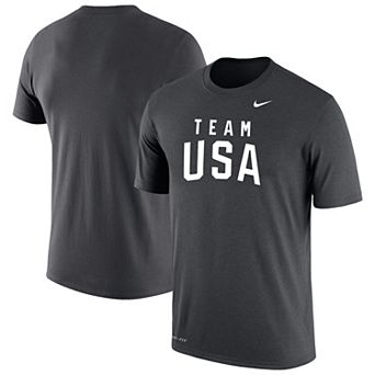 Men's Nike Anthracite Team USA Olympic Team Performance T-Shirt