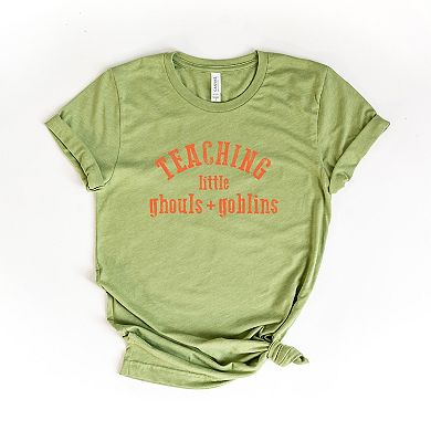 Simply Sage Market Teaching Little Ghouls and Goblins Short Sleeve Tee