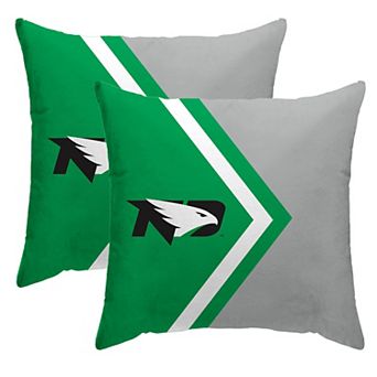 North Dakota 16'' x 16'' Side Arrow Poly Span Decor Pillows 2-Pack