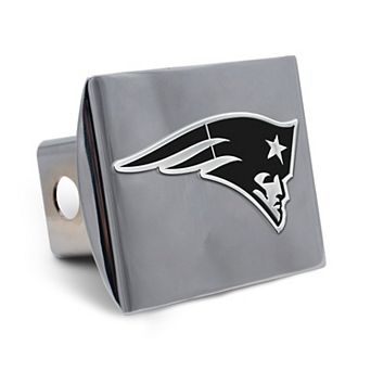 WinCraft New England Patriots Premium Metal Chrome Hitch Cover
