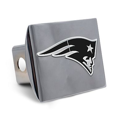 WinCraft New England Patriots Premium Metal Chrome Hitch Cover