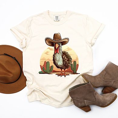 Simply Sage Market Turkey Bird Western Garment Dyed Tee