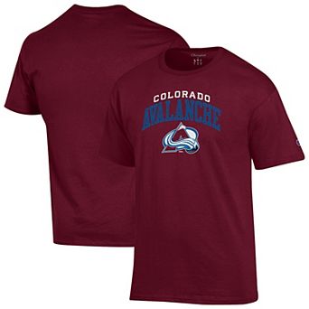 Men's Champion Maroon Colorado Avalanche Primary Logo T-Shirt