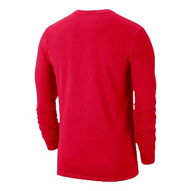 Men's Nike Red Team USA Dri-FIT Long Sleeve T-Shirt