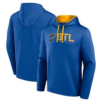 Men's Blue St. Louis Blues Head Start Pullover Hoodie