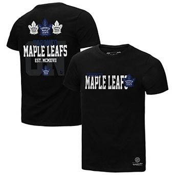 Men's Mitchell & Ness Black Toronto Maple Leafs Home T-Shirt