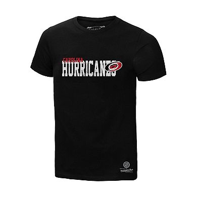 Men's Mitchell & Ness Black Carolina Hurricanes Home T-Shirt
