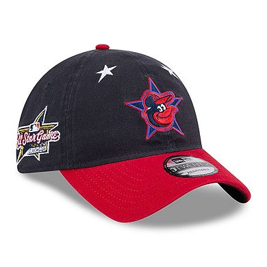 Men's New Era Navy/Red Baltimore Orioles 2025 MLB All-Star Game Workout 9TWENTY Adjustable Hat