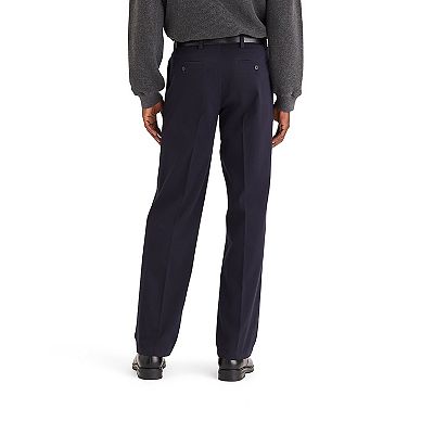 Dockers Men's Easy Classic Pleated Fit Khaki Stretch Pants - Black