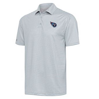 Men's Antigua Gray Tennessee Titans Skills Polo