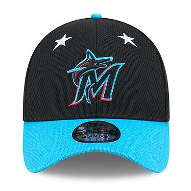 Men's New Era Black/Blue Miami Marlins 2025 MLB All-Star Game 39THIRTY Flex Hat