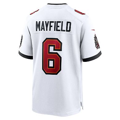 Men's Nike Baker Mayfield White Tampa Bay Buccaneers 50th Anniversary Game Jersey