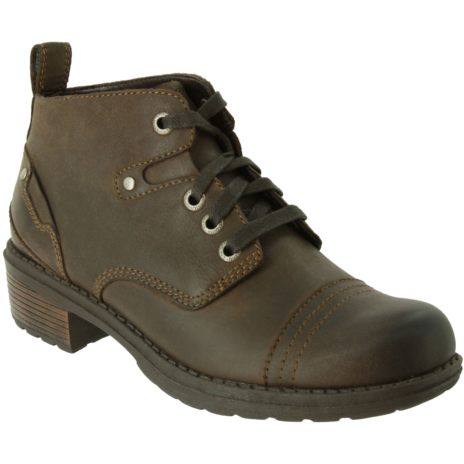 EASTLAND OVERDRIVE ANKLE BOOTS - WOMEN (BROWN)