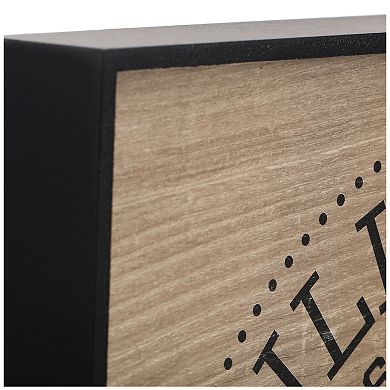 Milwaukee Brewers 12'' x 12'' Team Framed Wood Stadium Sign