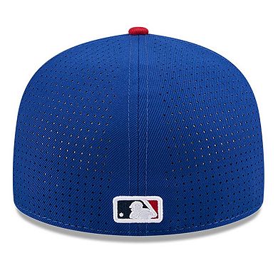 Men's New Era Blue/Red Colorado Rockies 2025 MLB All-Star Game Workout Side Patch 59FIFTY Fitted Hat