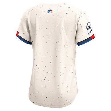 Women's Nike Cream Los Angeles Dodgers City Connect Limited Jersey