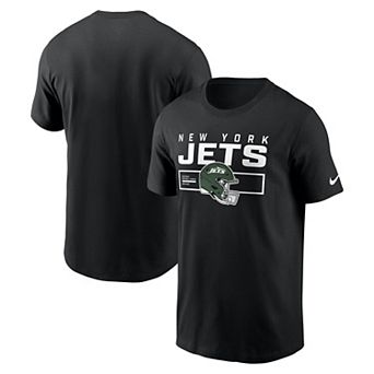 Men's Nike Black New York Jets Primetime Helmet Essential T-Shirt