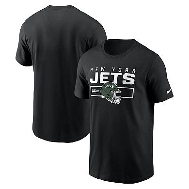 Men's Nike Black New York Jets Primetime Helmet Essential T-Shirt