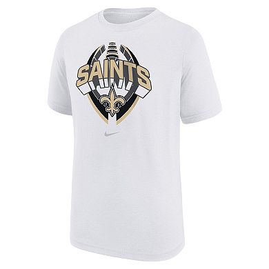 Youth Nike White New Orleans Saints Icon Legend T-Shirt