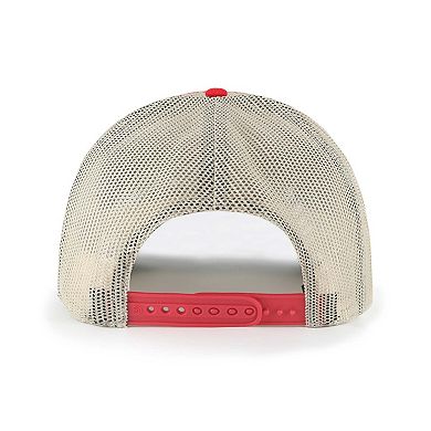 Men's '47 Scarlet Nebraska Huskers Pomona Mesh Hitch Adjustable Trucker Hat