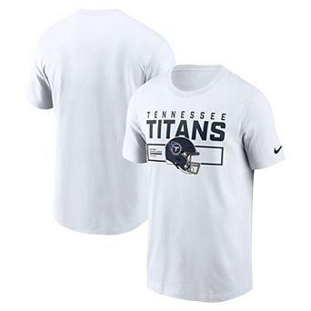 Men's Nike White Tennessee Titans Primetime Helmet Essential T-Shirt