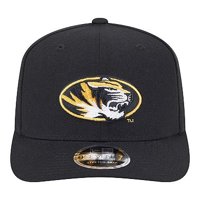 Men's New Era Black Missouri Tigers Team Collective 9SEVENTY Stretch-Snap Adjustable Hat