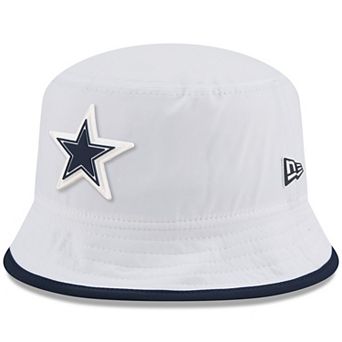 Men's New Era White Dallas Cowboys 2025 NFL Training Camp Stretch Bucket Hat