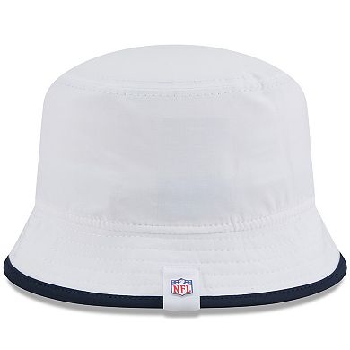 Men's New Era White Dallas Cowboys 2025 NFL Training Camp Stretch Bucket Hat
