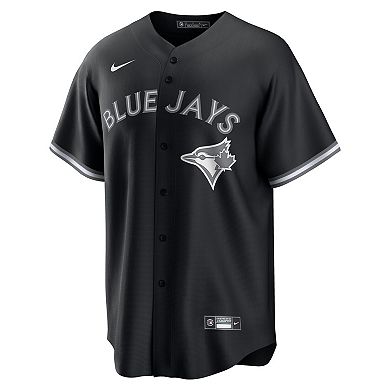 Men's Nike Vladimir Guerrero Jr. Black Toronto Blue Jays Lights Out Replica Player Jersey