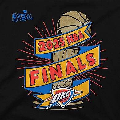 Unisex Stadium Essentials Black Oklahoma City Thunder 2025 NBA Finals Clutch T-Shirt