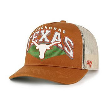 Men's '47 Burnt Orange Texas Longhorns Pomona Mesh Hitch Adjustable Trucker Hat