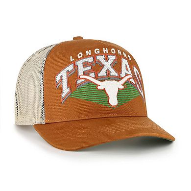 Men's '47 Burnt Orange Texas Longhorns Pomona Mesh Hitch Adjustable Trucker Hat