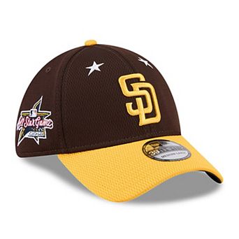Men's New Era Brown/Gold San Diego Padres 2025 MLB All-Star Game 39THIRTY Flex Hat