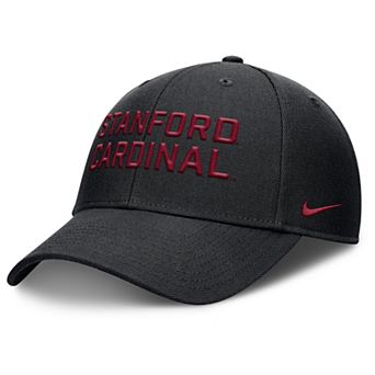 Men's Nike Black Stanford Cardinal Rise Practice Adjustable Hat