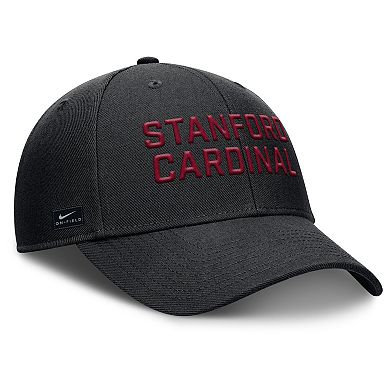 Men's Nike Black Stanford Cardinal Rise Practice Adjustable Hat