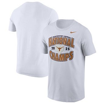 Men's Nike White Texas Longhorns 2025 NCAA Softball Women's College World Series Champions T-Shirt