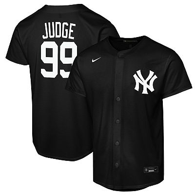 Youth Nike Aaron Judge Black New York Yankees Lights Out Replica