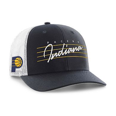Men's '47 Navy Indiana Pacers Downburst Trucker Adjustable Hat