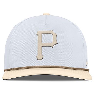 Men's Nike White/Cream Pittsburgh Pirates Pro Performance Snapback Hat