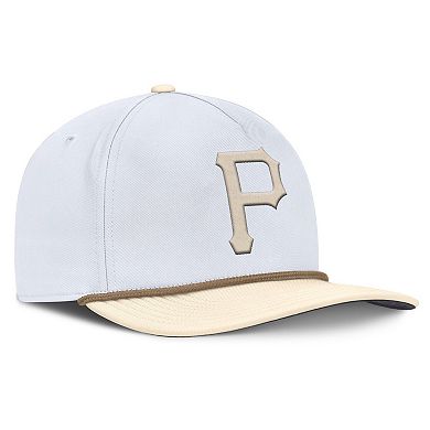 Men's Nike White/Cream Pittsburgh Pirates Pro Performance Snapback Hat