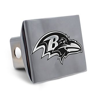 WinCraft Baltimore Ravens Premium Metal Chrome Hitch Cover