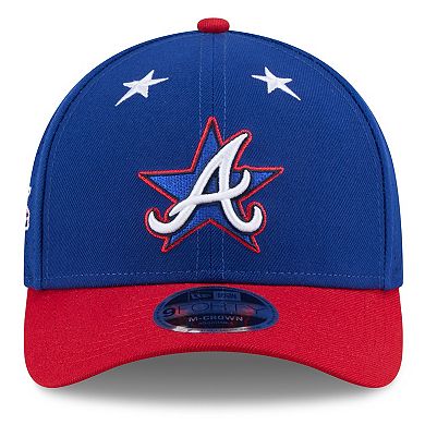 Men's New Era Blue/Red Atlanta Braves 2025 MLB All-Star Game Workout 9FORTY M-Crown Adjustable Hat