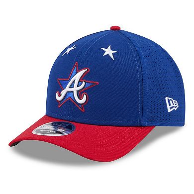 Men's New Era Blue/Red Atlanta Braves 2025 MLB All-Star Game Workout 9FORTY M-Crown Adjustable Hat