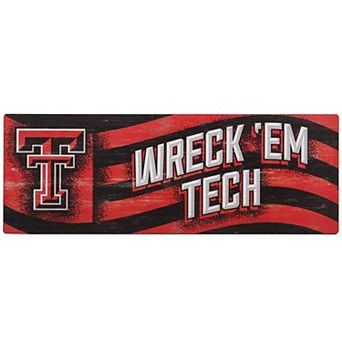 Texas Tech Red Raiders 28'' x 10'' Team Tradition Wood Sign