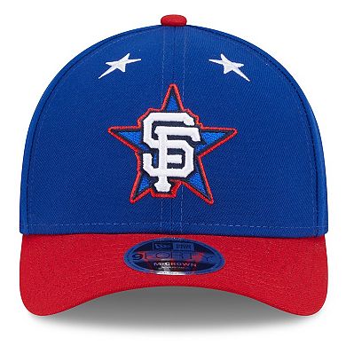 Men's New Era Blue/Red San Francisco Giants 2025 MLB All-Star Game Workout 9FORTY M-Crown Adjustable Hat