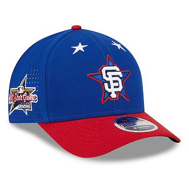 Men's New Era Blue/Red San Francisco Giants 2025 MLB All-Star Game Workout 9FORTY M-Crown Adjustable Hat
