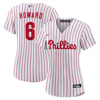 Women's Nike Ryan Howard White Philadelphia Phillies Replica Jersey