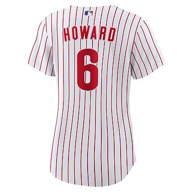 Women's Nike Ryan Howard White Philadelphia Phillies Replica Jersey