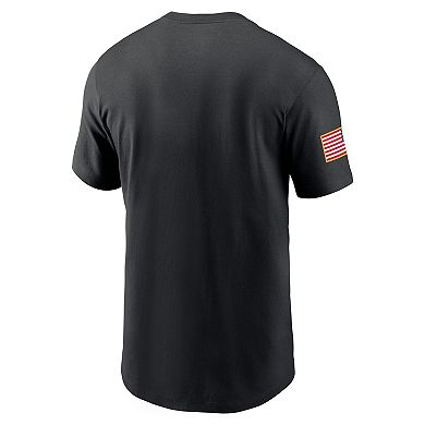 Men's Nike Black Oregon Ducks 2025 Military Appreciation Performance T-Shirt