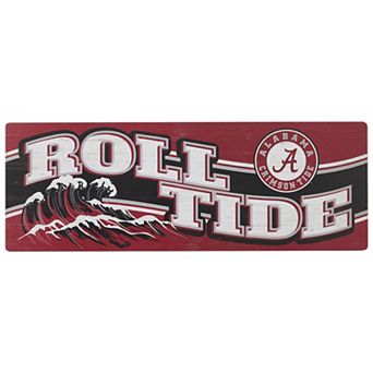 Alabama Crimson Tide 18'' x 13'' Team Traditions Wood Sign